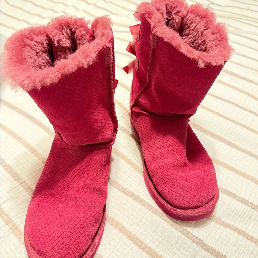 UGG Pink Double Bow